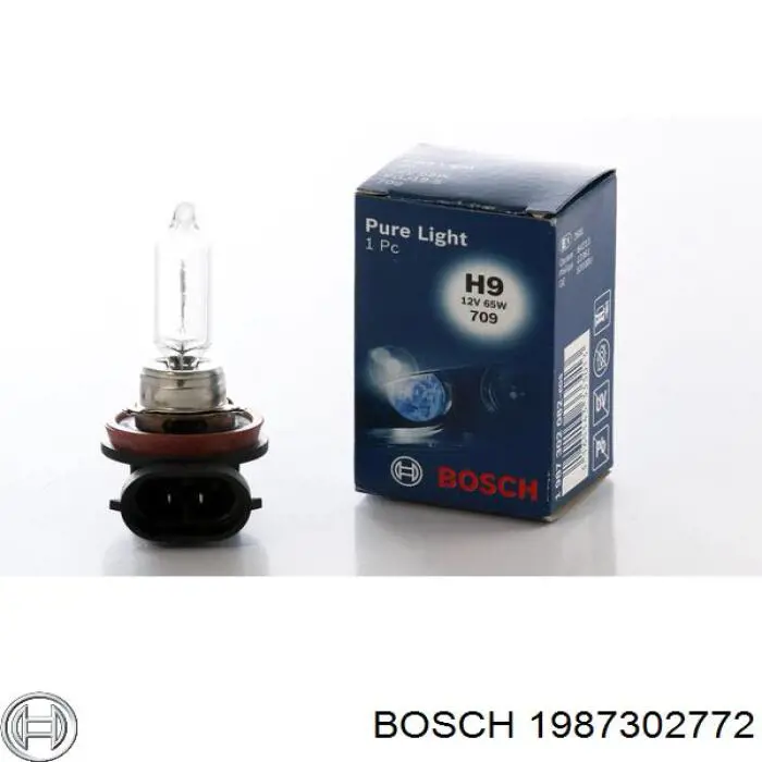 1987302772 Bosch bombilla halógena