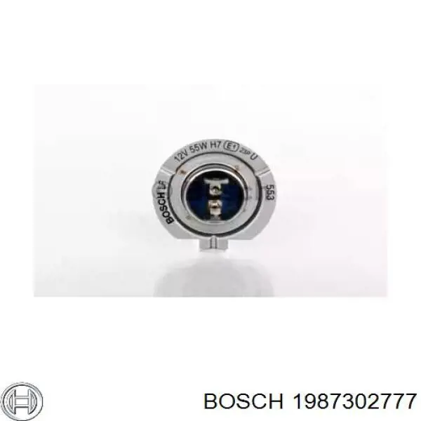1987302777 Bosch Lámpara halógena