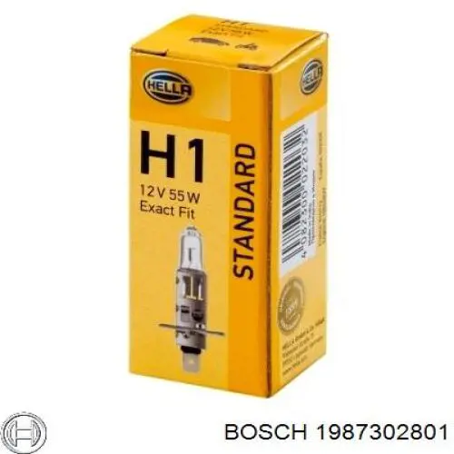 1987302801 Bosch bombilla halógena
