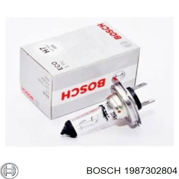 1987302804 Bosch Bombilla halógena
