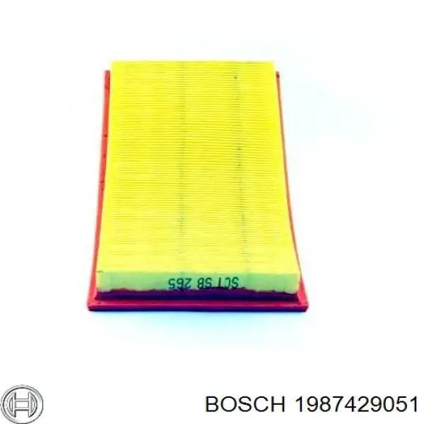 1987429051 Bosch Filtro de aire de motor