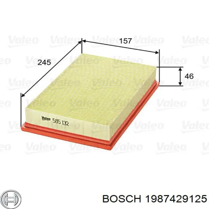 2709000 UFI Filtro de aire de motor