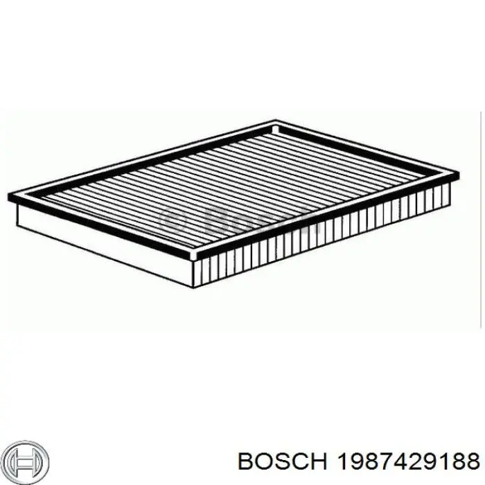 Filtro aire Bosch 1987429188