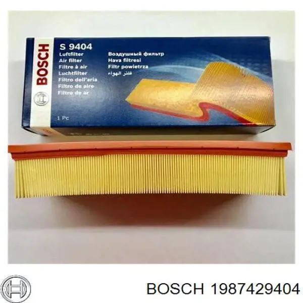 Filtro de aire coche Bosch 1987429404