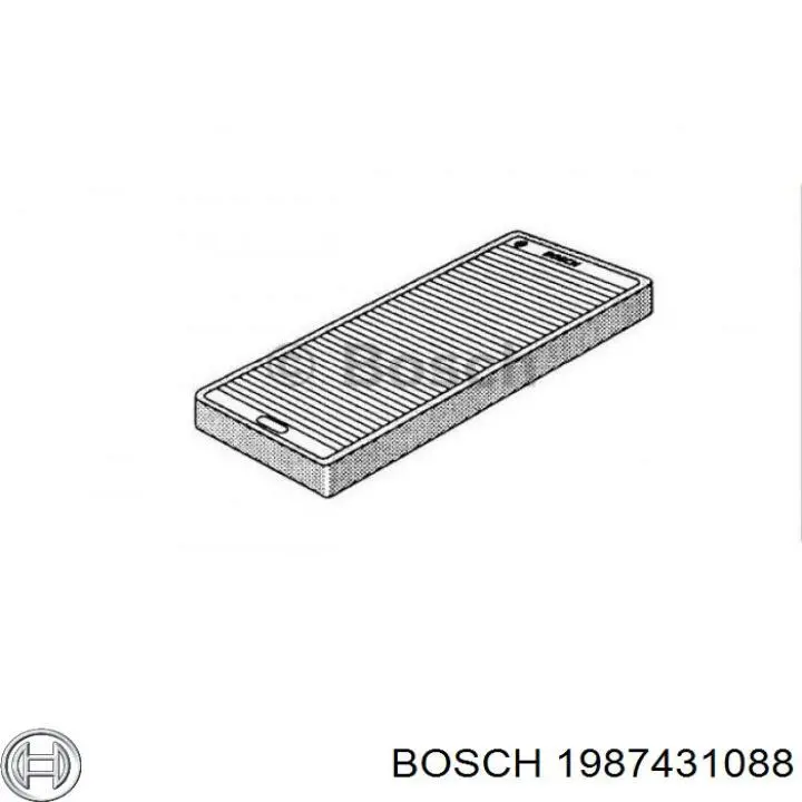 1987431088 Bosch filtro habitáculo