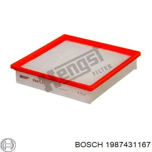 Filtro de polen Bosch 1987431167