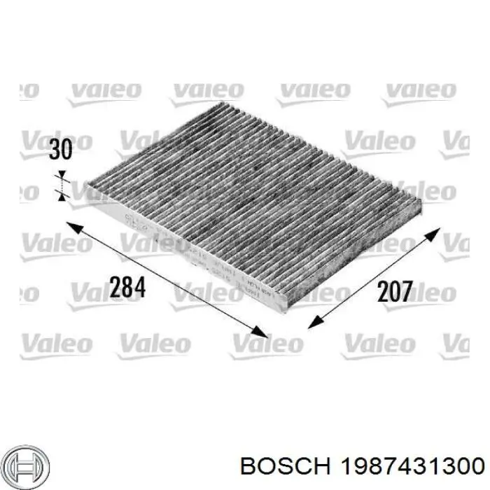 1987431300 Bosch filtro habitáculo