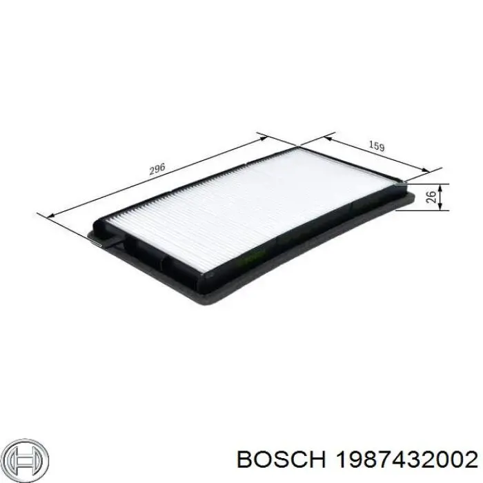 1987432002 Bosch filtro habitáculo