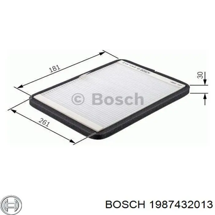 1987432013 Bosch filtro habitáculo