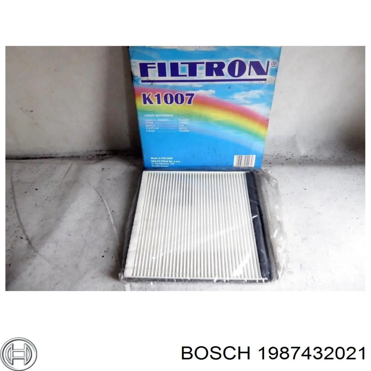 Filtro de polen Bosch 1987432021