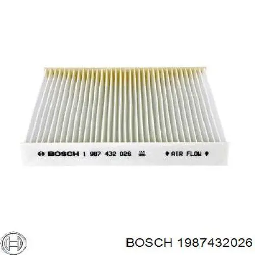 1 987 432 026 Bosch filtro habitáculo