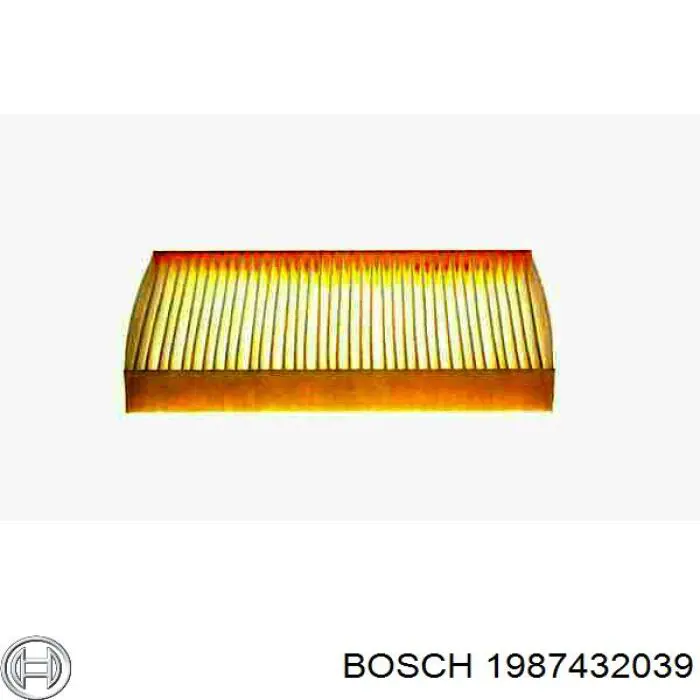 Filtro de polen Bosch 1987432039