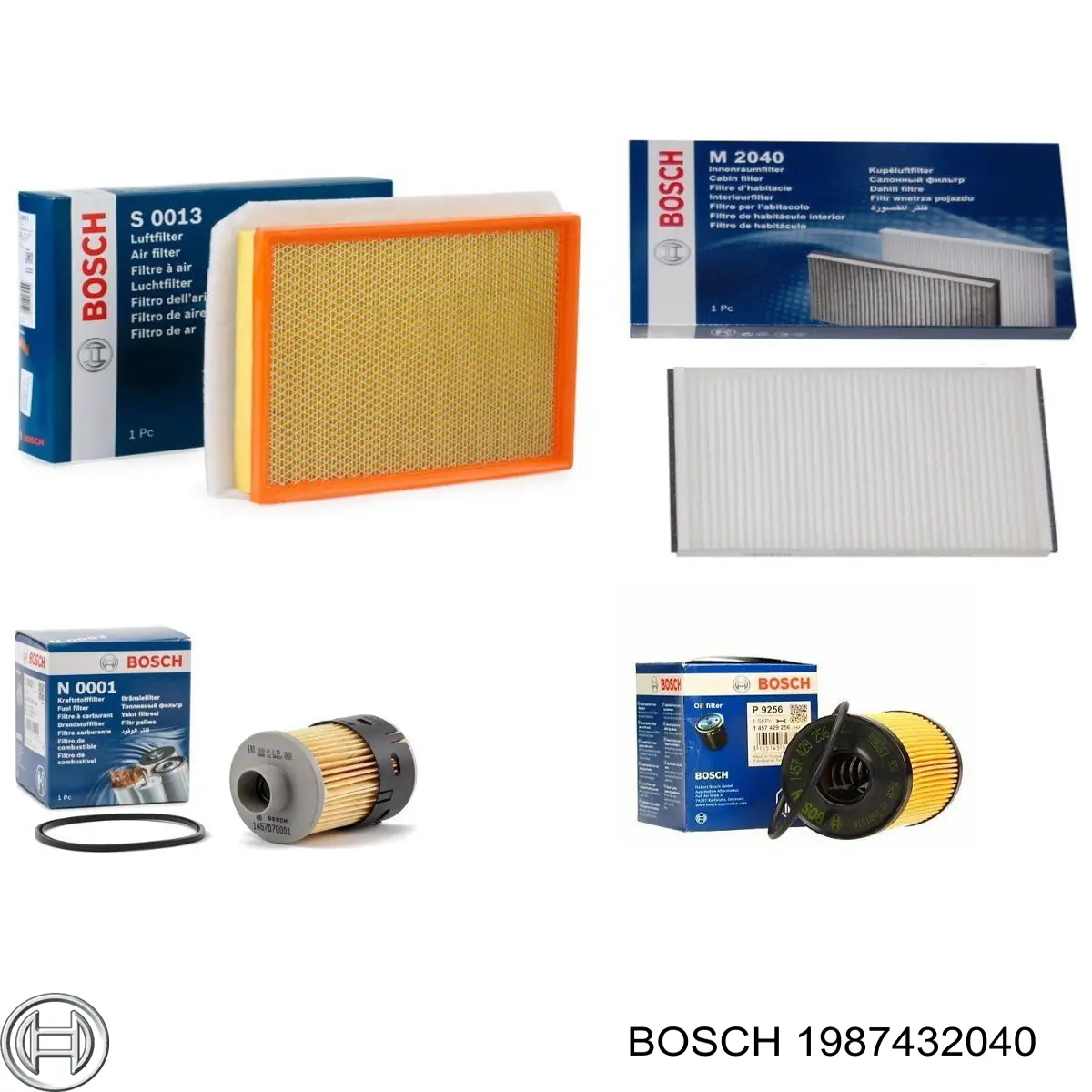 Filtro de habitáculo 1987432040 Bosch