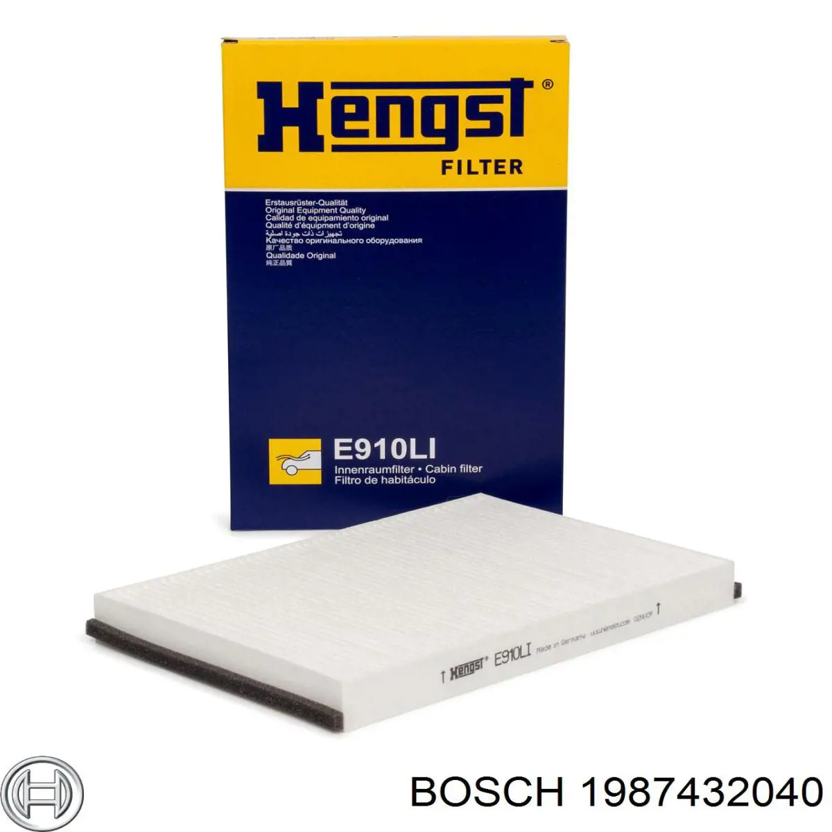 1987432040 Bosch Filtro antipolen