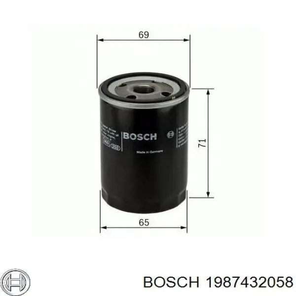 Filtro de cabina Bosch 1987432058 precio, desde 8,65 EUR