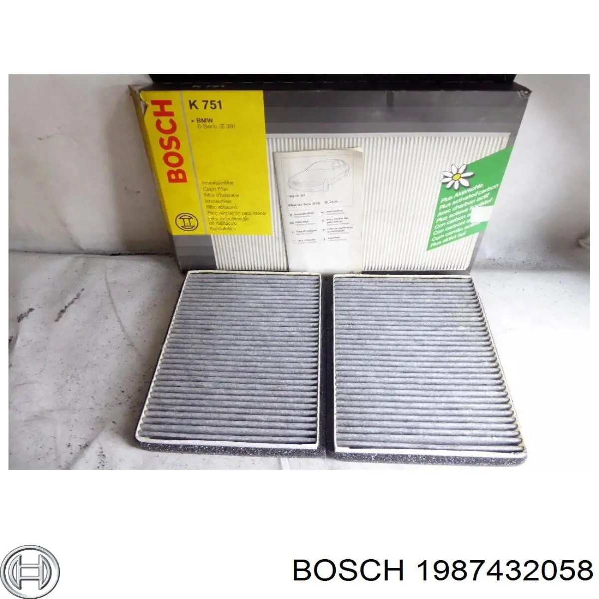 Filtro de polen Bosch 1987432058