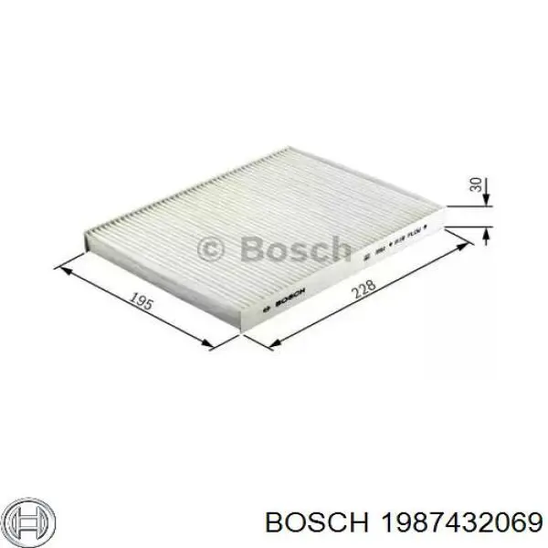 1987432069 Bosch filtro habitáculo