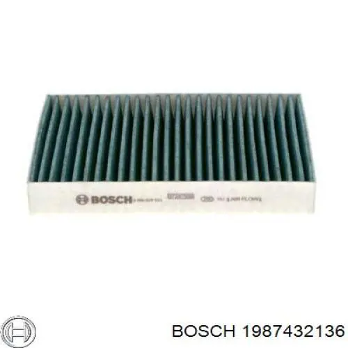Filtro de polen Bosch 1987432136