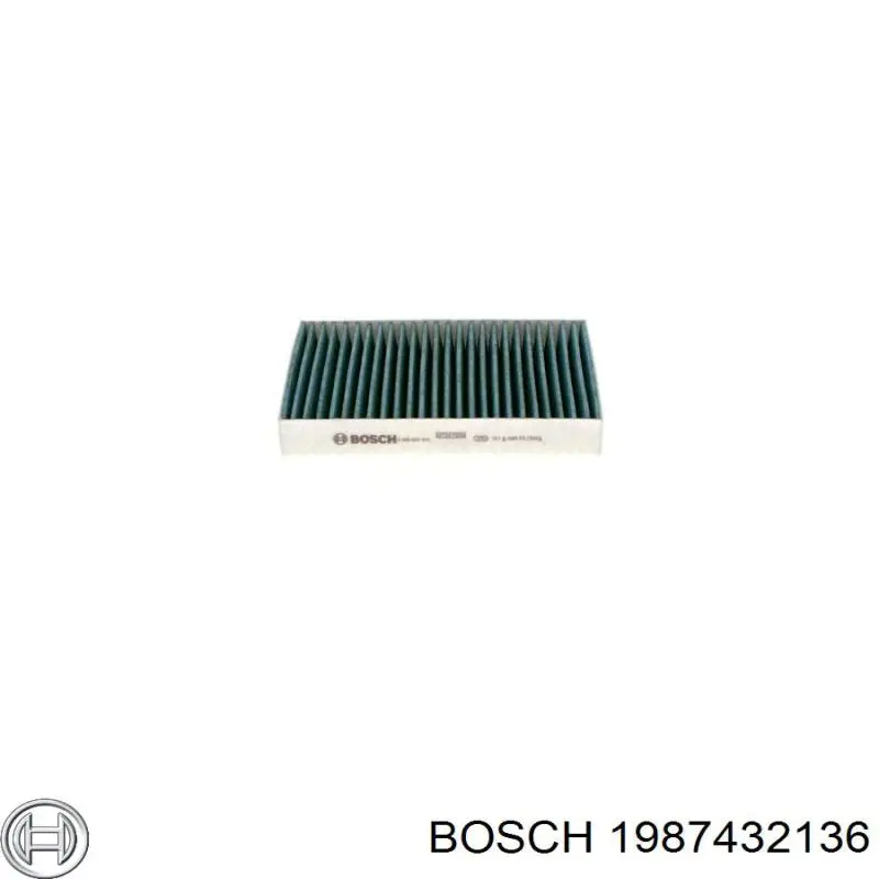 Filtro de cabina Bosch 1987432136 precio, desde 9,28 EUR