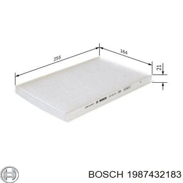 1987432183 Bosch filtro habitáculo