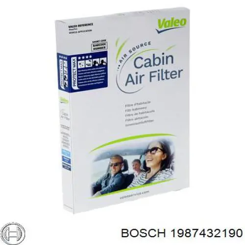 Filtro de habitáculo 1987432190 Bosch