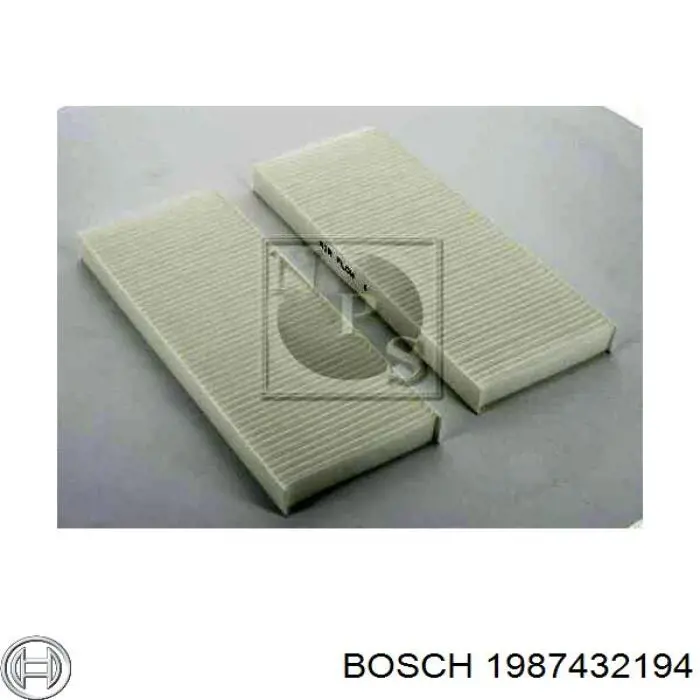 Filtro de cabina Bosch 1987432194 precio, desde 8,94 EUR