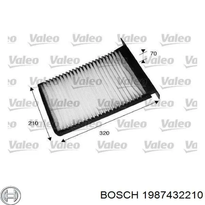 1987432210 Bosch filtro habitáculo