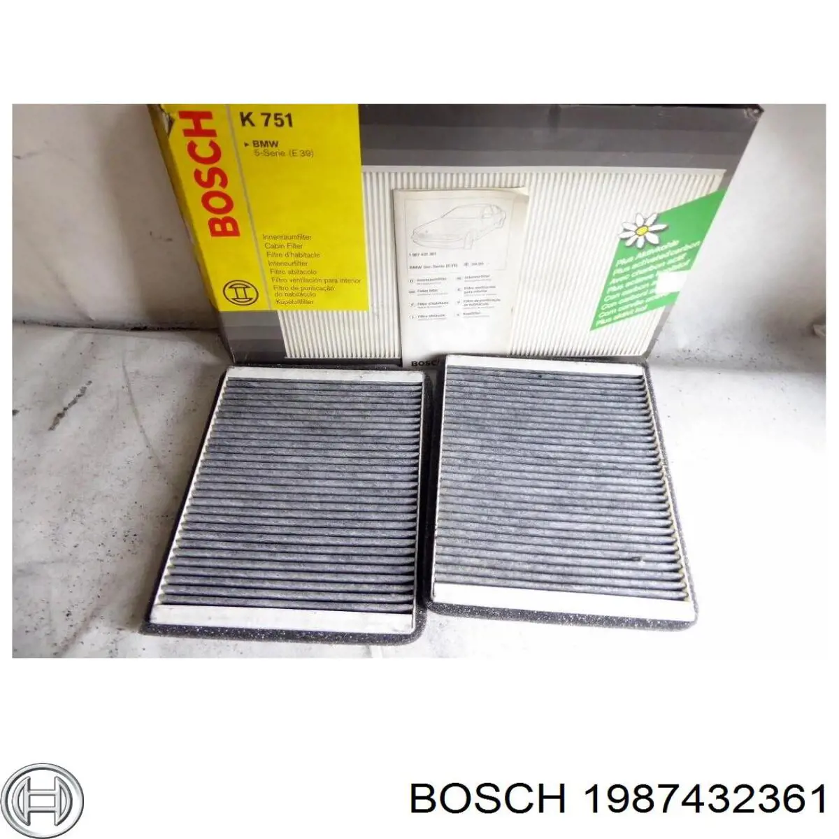 Filtro de cabina Bosch 1987432361 precio, desde 14,24 EUR