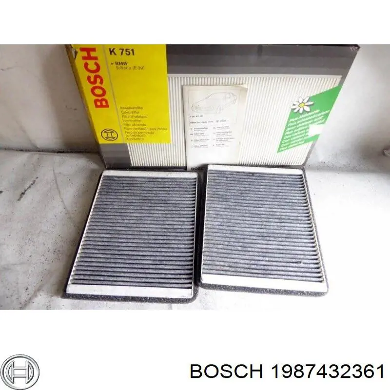 Comprar 1987432361 Bosch Filtro de aire del habitáculo