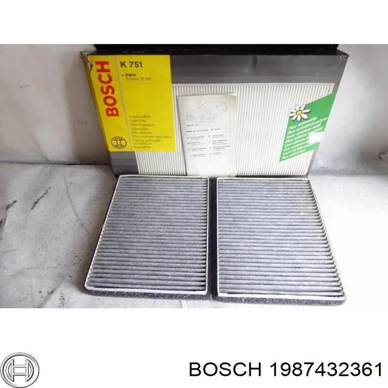 Filtro de polen Bosch 1987432361