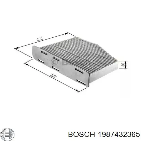 Comprar 1987432365 Bosch Filtro de aire del habitáculo