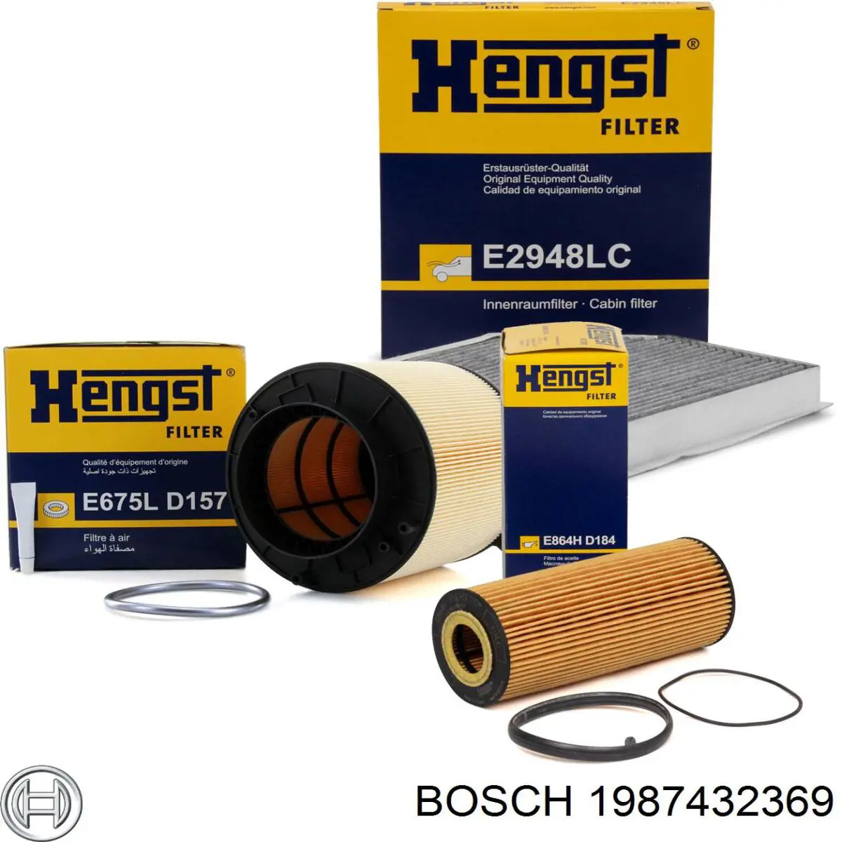 Filtro de habitáculo 1987432369 Bosch