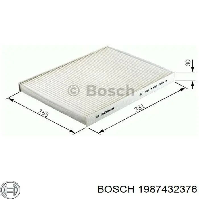 1987432376 Bosch filtro habitáculo