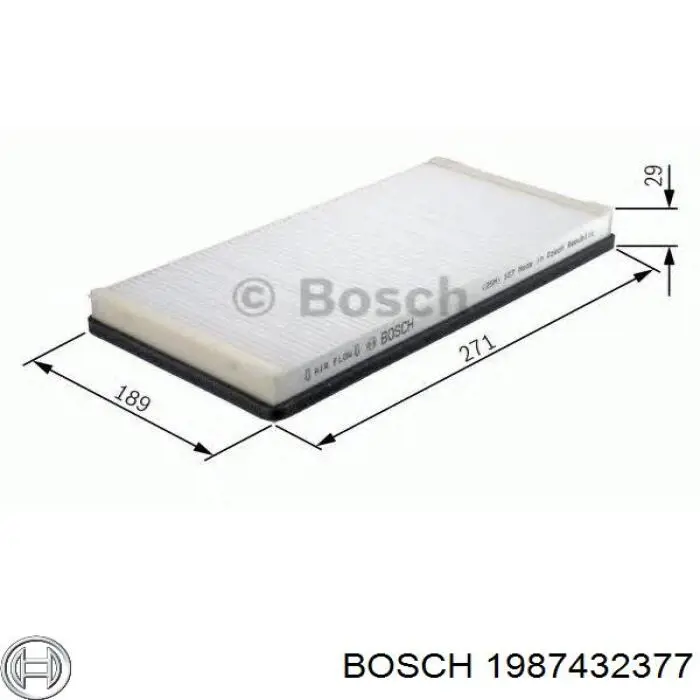 1987432377 Bosch filtro habitáculo