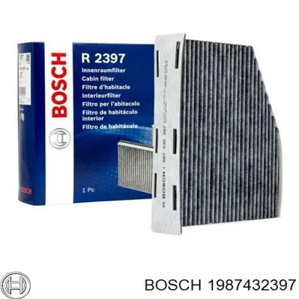 Filtro de polen Bosch 1987432397