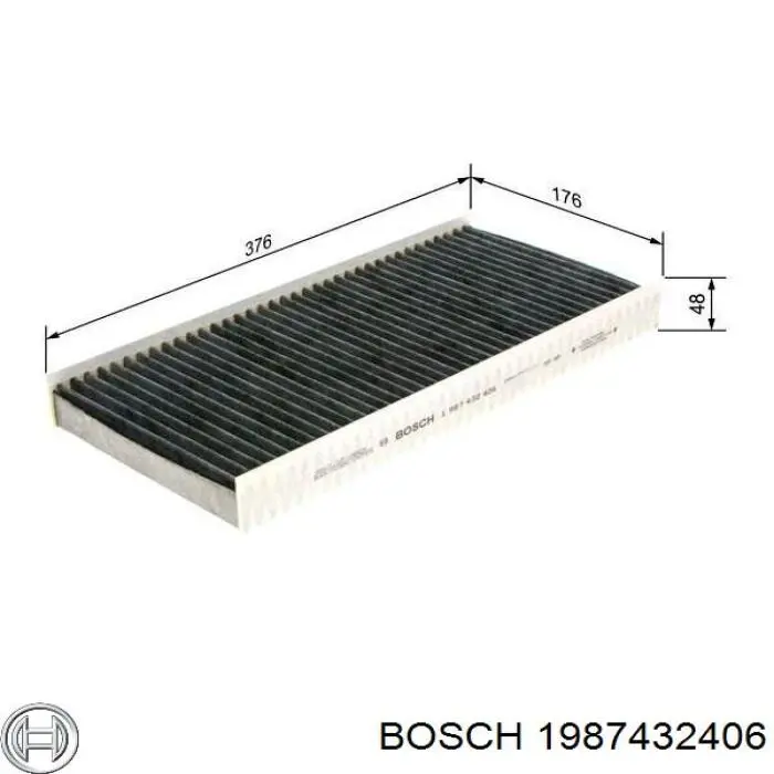 1987432406 Bosch filtro habitáculo