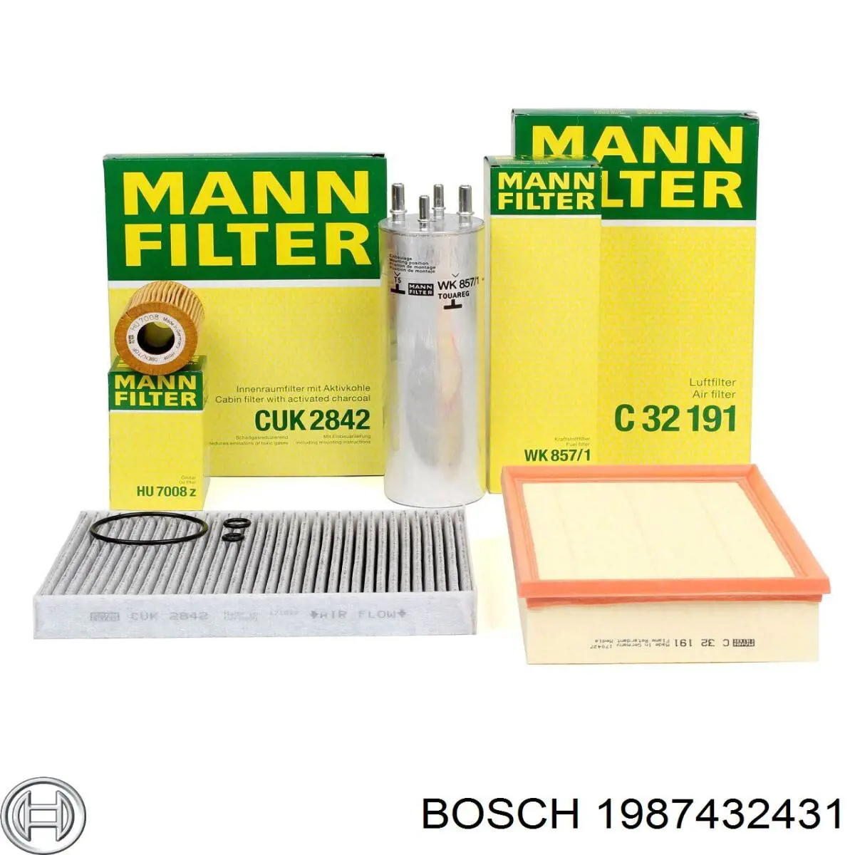 Filtro de cabina Bosch 1987432431 precio, desde 15,53 EUR