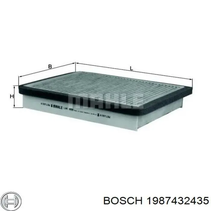 1987432435 Bosch filtro habitáculo