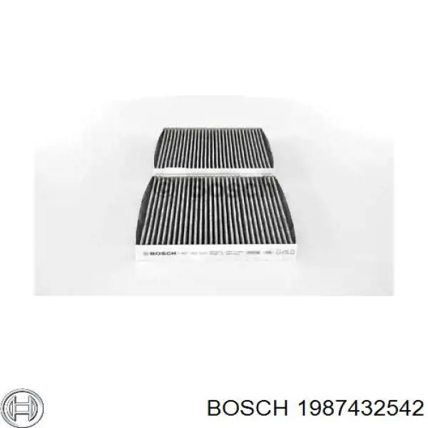 Filtro de polen Bosch 1987432542
