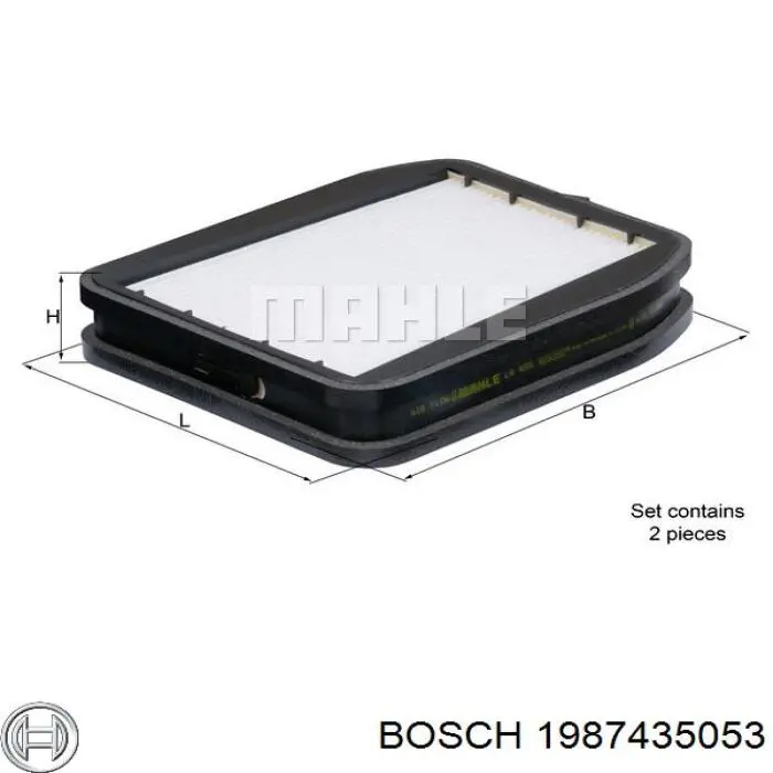 1987435053 Bosch filtro habitáculo