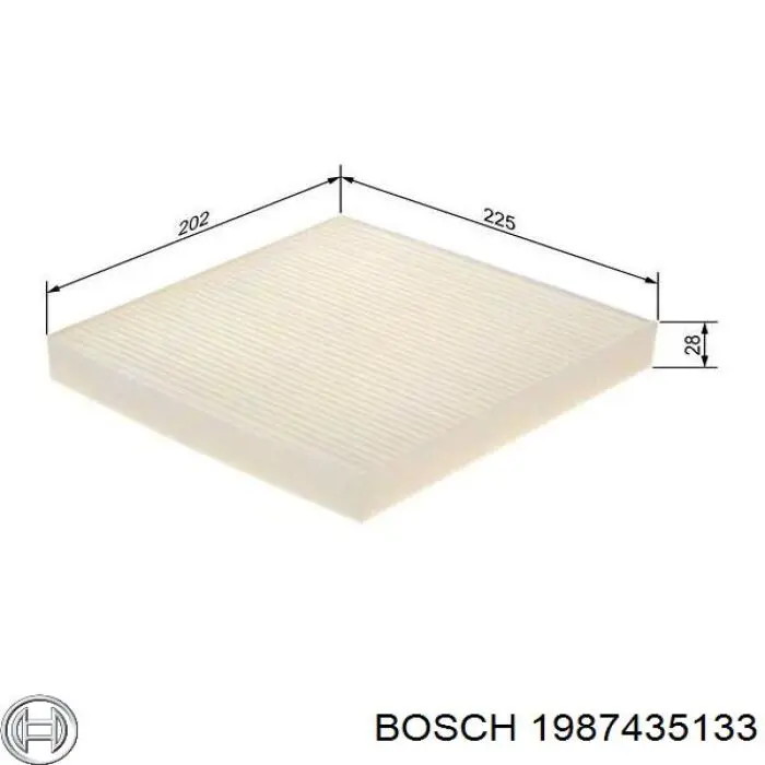1987435133 Bosch filtro habitáculo