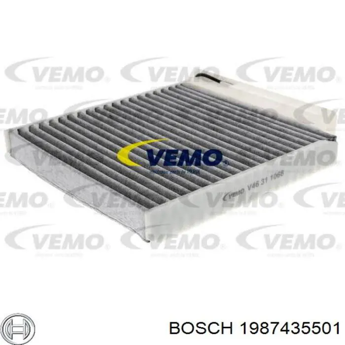 Filtro de cabina Bosch 1987435501 precio, desde 10,75 EUR