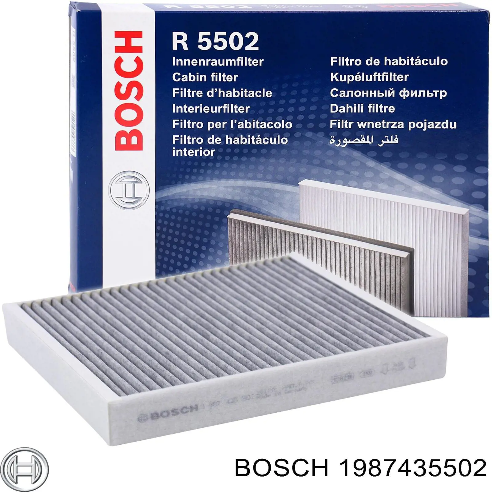 1987435502 Bosch Filtro antipolen