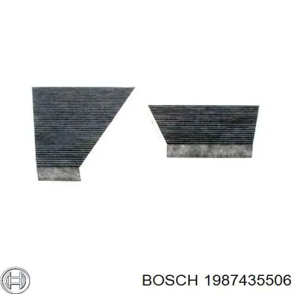 1987435506 Bosch filtro de habitáculo