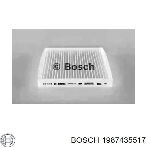 1987435517 Bosch filtro de habitáculo