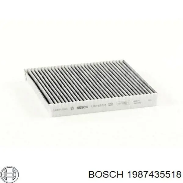 Filtro de polen Bosch 1987435518
