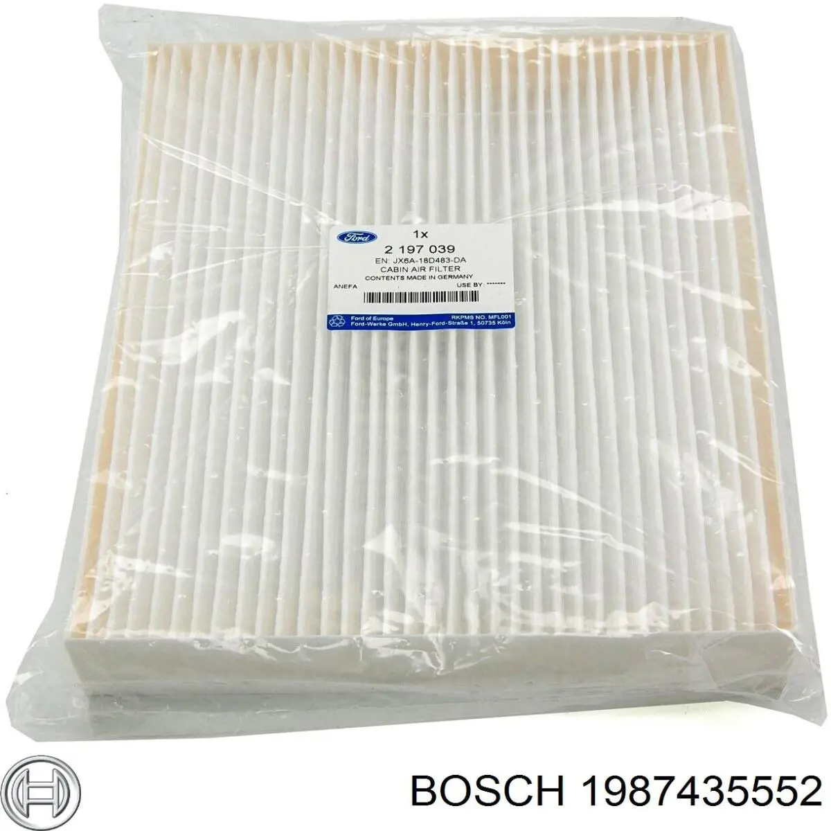 1987435552 Bosch Filtro antipolen