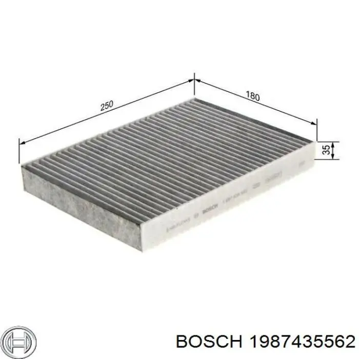 1987435562 Bosch filtro habitáculo