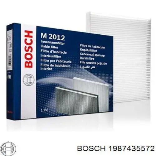 Filtro de cabina Bosch 1987435572 precio, desde 9,80 EUR