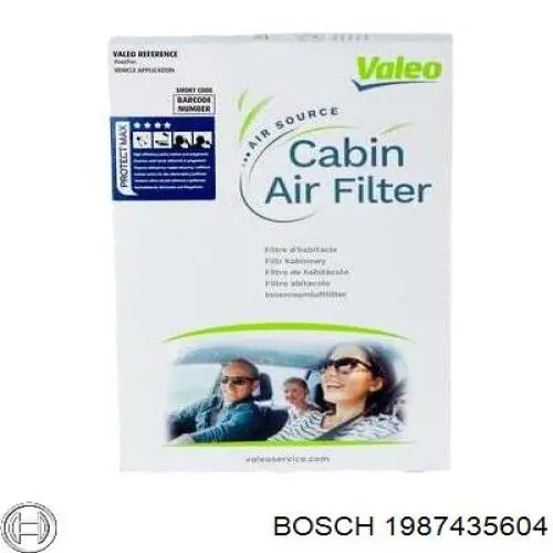 Filtro de cabina Bosch 1987435604 precio, desde 34,30 EUR